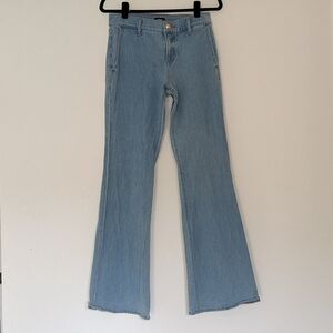 Express Light Blue Flare Jeans